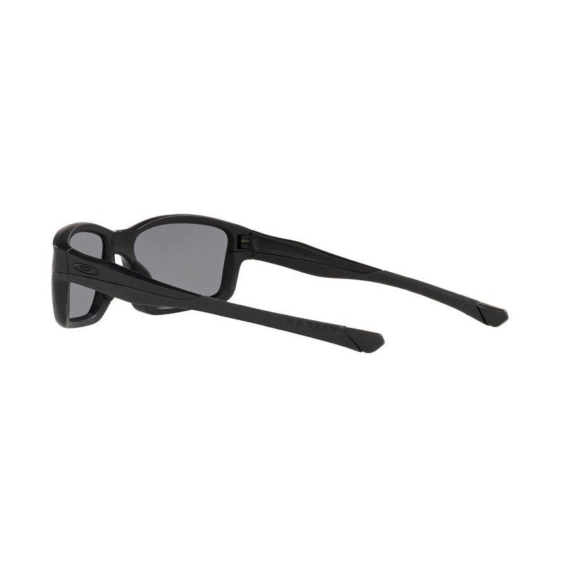 Oakley Men's Chainlink OO9247-15 Polarized Rectangular Sunglasses, Matte Black, 57