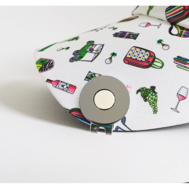 Adhere Golf Marker Golf Clip Golf Cap Without Ball Marker