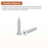 DTGN 100Pcs #8x1 Flat Head Wood Screws, 304 Stainless Steel