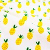 CraftsFabrics 6 Pack 100% Cotton Yellow Fruit Series Cotton Fabric