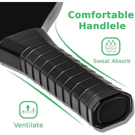 Pickleball Paddles Set of 2, Lightweight Pickleball Rackets Set, 1 Carrying Case, & 4 Balls