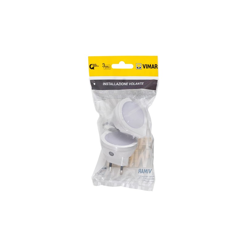 Vimar FP33101 Luce notturna a LED 2 pezzi, accensione e