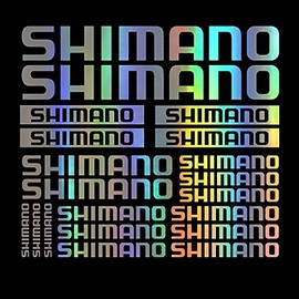 Shimano Vinyl Bike Frame Cycle Cycling Vinicure Sec Sticker, Car Sticker for 11.8 x 11.8 inches (30 x 30 cm) (Color Name : Laser, Size: 30CM)