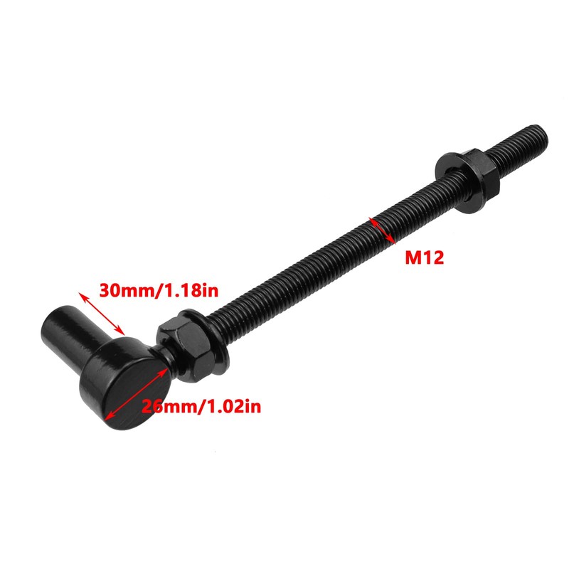 Antrader M12 x 8" J Bolt Gate Hinge,2Pcs Screw Hinge