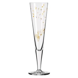 RITZENHOFF Goldnacht No. 46 1071046 Champagne Glass 200 ml with Real Gold Made in Germany