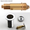 2 x Basin Sink Clicker Pop Up Bolt Basin Bath