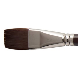 W&N GALERIA BRUSH SHORT FLAT NO 28