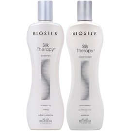 Biosilk Silk Therapy Duo Set Shampoo and Conditioner 12 Oz