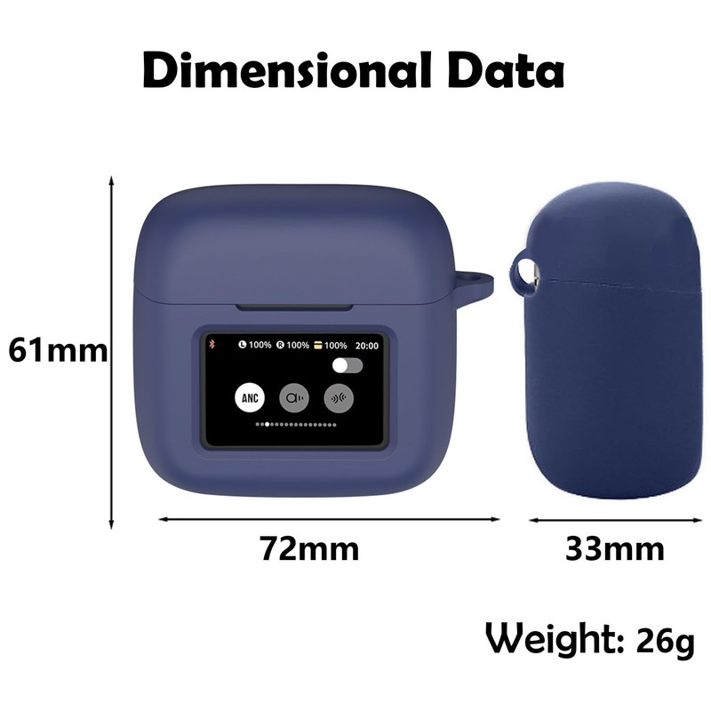 [2 Pack] easyBee Case Compatible with JBL Tour Pro 3