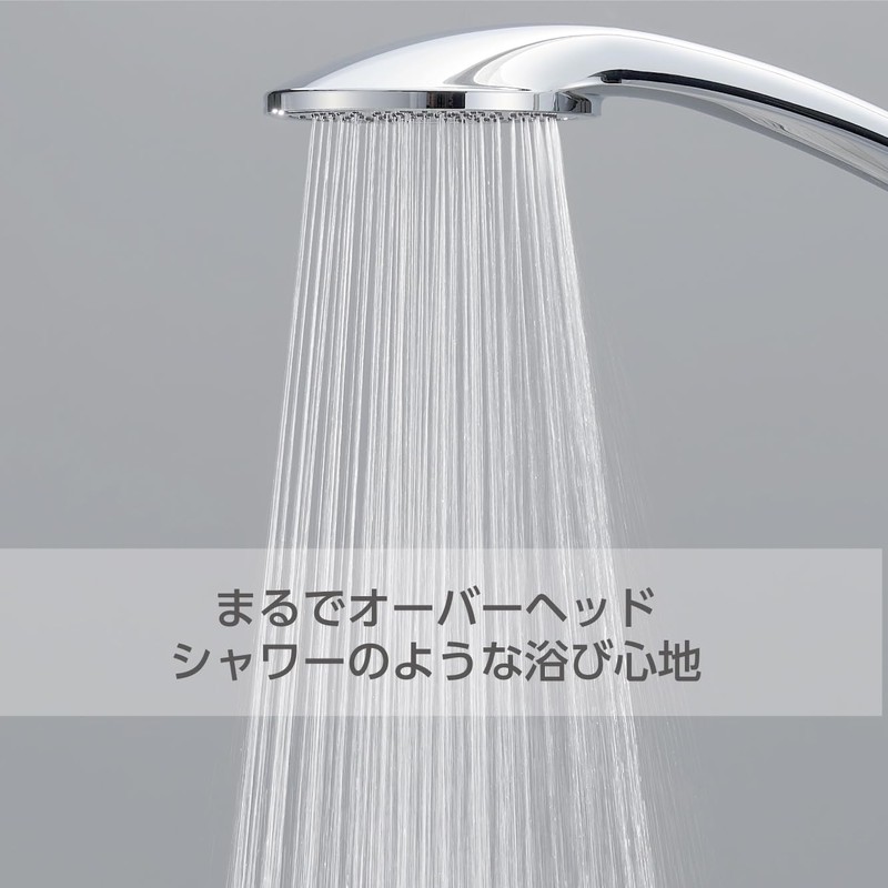 SANEI PS3501-81XA-CHA20-EC Large Metallic Shower Head, Plated, Large Shower Plating,
