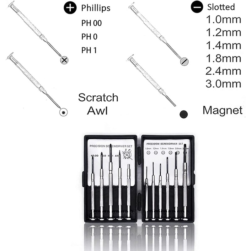 Mini Screwdriver Set Eyeglass Repair Screwdriver Precision Repair Screwdriver