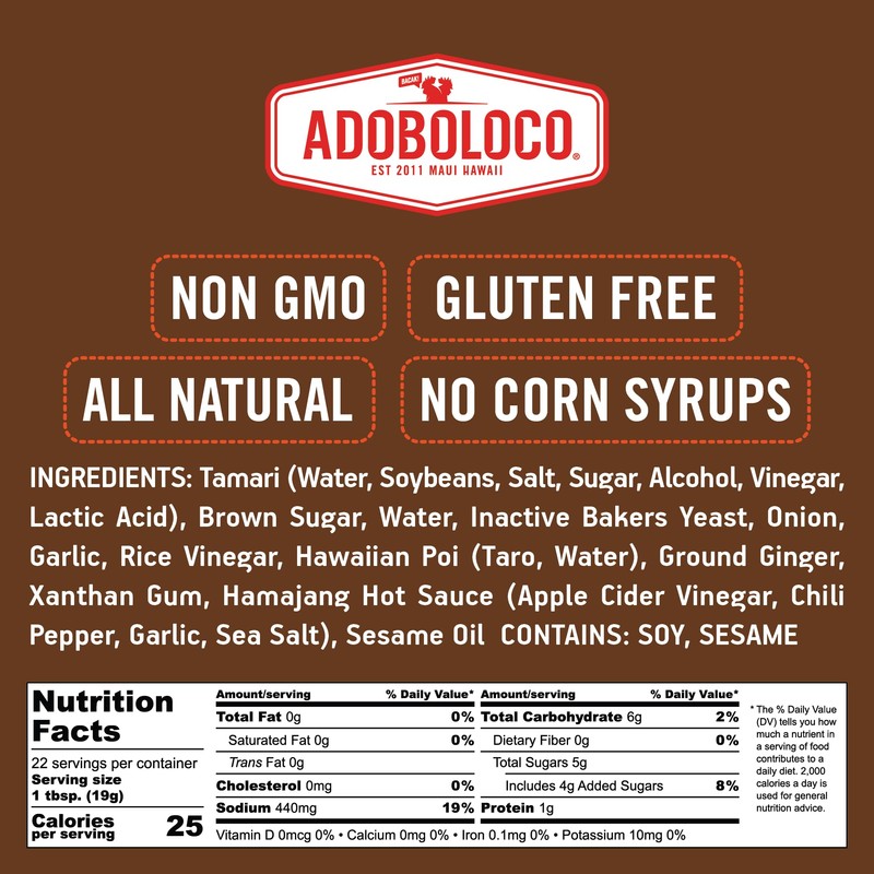 Adoboloco Classic Hawaiian Barbecue Sauce - Gluten Free
