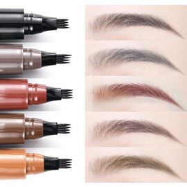 네갈래 눈썹 펜슬, 끝, 오래 지속되는, 번지지 않는, 방수, Four-Way Eyebrow Pencil, End, Long-Lasting, Smudge-Proof, Waterproof [01 03]