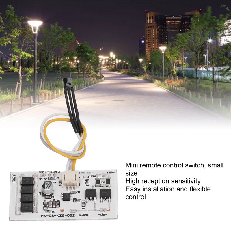 Solar Light Remote Control Portable Sensitive Wireless Solar Light Switch