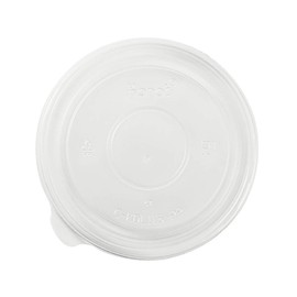 Karat C-KDL115-PP 32 oz PP Food Container Flat Lids (Case of 500)