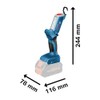 Bosch Professional(ボッシュ) 18V コードレスライト(本体のみ 、バッテリー・充電器別売) GLI18V-300