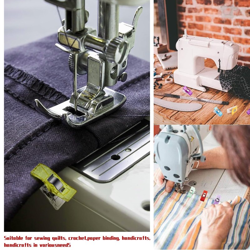 130 PCS Sewing Clips for Fabric – Durable Craft Clips
