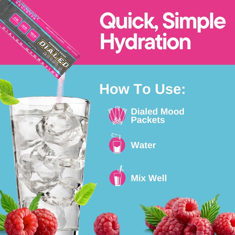 DIALED MOODS DIALED MOODS Electrolyte Powder - Raspberry Roulette –