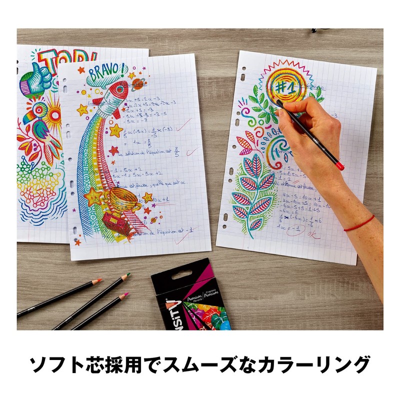 Bic Japan ITS-DUTCMPK12 Coloring Pencil, Adult Coloring, Soft, Vibrant Intensity