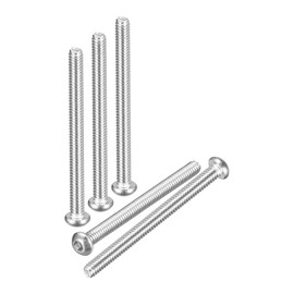 DTGN M2-0.4x25mm Button Head Socket Cap Screws - 100Pack - Good for Road Bicycle, Mountain Bike, Auto, Motorcycle - 304 Stainless Steel Whitewashed - Hex Socket Drive Fasteners