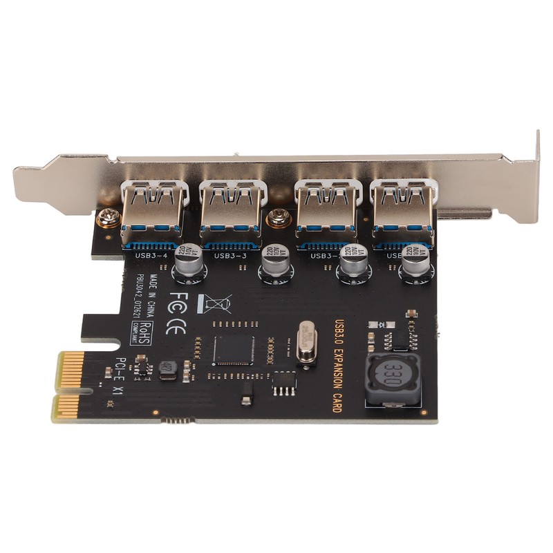 PCI E to USB 3.0 Expansion Card 4 Ports 5Gbps