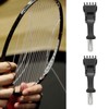 1Pair Black Badminton Stringing Clamp Tennis Flying Clamp Recket Starting