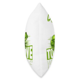 Frog Catcher and Amphibian Hunter Designs Catching Design for an Frog Hunting Fan Throw Pillow, 18x18, Multicolor