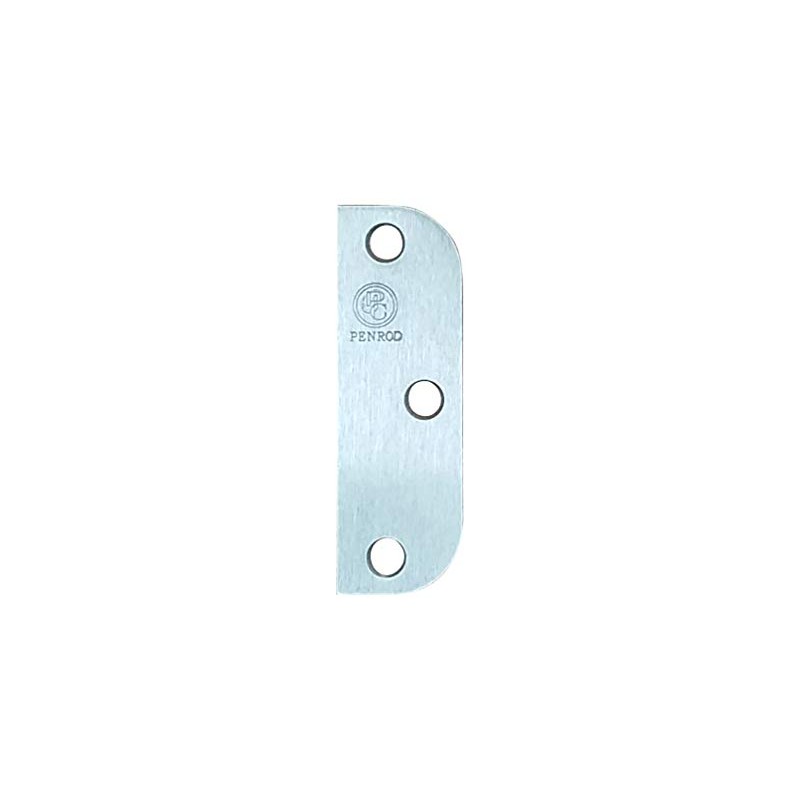 Hinge Blanks for Door Hinges, Satin Nickel, Filler Plates, 3.5