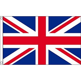 3ft x 2ft (90 x 60 cm) Union Jack United Kingdom Great Britain 100% Polyester Material Flag Banner Ideal For Pub Club School Festival Business Party Decoration