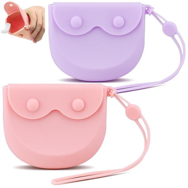 LELE LIFE 2Pcs Silicone Retainer Case with Vent Holes, Unbreakable