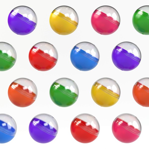 Capsule Vending Machine Translucent Round Capsules Empty 500 pcs 1.1