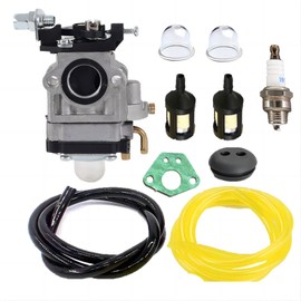 Fremnily Compatible with Carburetor Compatible with Gas 2 Cycle 43cc Powermate PCV43 Southland Mini Cultivator SCV43 Tiller Motor Parts Fuel Line Filter Grommet Kit