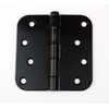 Penrod Door Hinges, Black Prime 4 Inch with 5/8 Inch