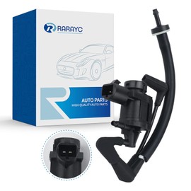 RARAYC 7L1Z-9H465-B Vacuum Solenoid Valve Compatible with Ford F150 2015-2020 Expedition Lincoln Navigator 2018+ with FL3Z-3A788-B Check Valve Combo Kit 4X4 4WD