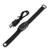 Rechargeable Intelligent Mosquito Repellent Bracelet Outdoor Anti Mosquito Wristband Black