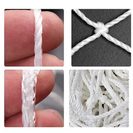 Nimoa Football Nets, Soccer Net Football Net Sports Replacement Soccer Goal Post Net for Sports Match Training (8X6FT)