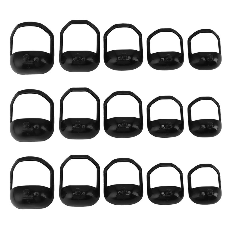15pcs Beard Shaving Template 5 Size Precise Trimming Beard Shaping