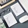 Dinifee 800 Pcs Currency and Coin Record Forms 5.5 x