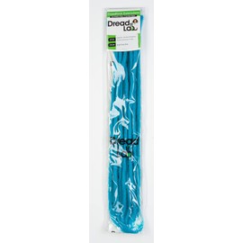 DreadLab - Synthetic Dreadlocks Crochet Extensions Pack of 10 Single Ended (Blue)