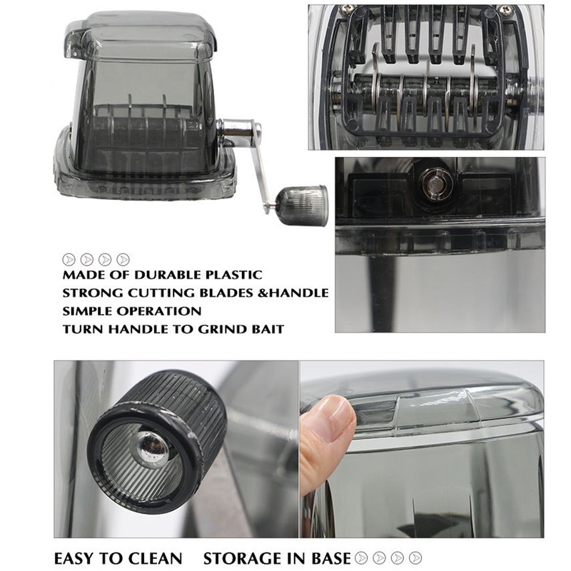 Hand Crank Manual Boilie Ice Crusher Kitchen Bar Ice Blenders