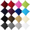 Pack of 2 Jersey Cushion Covers With Zip, Made of