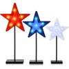 Lineshading 3 Pcs 4th of July Table Decorations Standing Star
