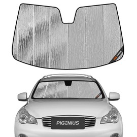 Pigenius Windshield Sun Shade for Infiniti QX50 2014-2018 Front Window Sunshade - AstraGuard