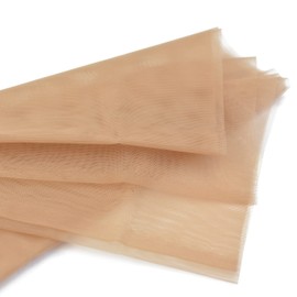 1/2 Yard Swiss Lace Net for Making Lace Wig Closure Caps Toupee and Frontals Foundation Wig Accessories (Light Brown)