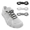 3 Pares/set Agujetas Cordones Elásticos Para Tenis On Cloud Negro/blanco/gris