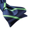 HISDERN Bow Ties for Men Navy Blue Bow Tie Self