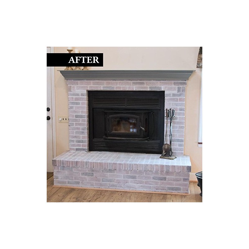 Giani Brick Transformations Whitewash Paint for Brick and Fireplaces- 16
