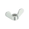 sourcing map M6 Wing Nuts Butterfly Nut Silver Tone 10pcs