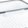 Fruit Storage Organizer, Transparent Fruit Vegetable Storage Container Plastic Food