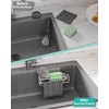 HapiRm Sponge Holder for Kitchen Sink, No Drill Kitchen Sink